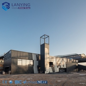 Edificio de Estructura Metálica de Diseño Industrial para Restaurante, Uso Comercial - Product Image 1