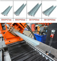 LIMING Fullauto Machine de formage de rouleaux de goujons et chenilles pour cloisons sèches Gypse Cloisons sèches Paitition Frame Manufacturing C U Profiles Machine