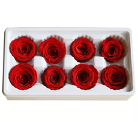 Roses éternelles YAGELI de qualité supérieure, 50 pièces, couleur personnalisée, taille 5-6 cm, décoration pour événements