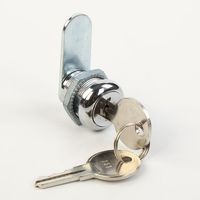 Cylindre en alliage de zinc petite armoire en métal boîte à outils tiroir serrure à came boîte aux lettres serrure à came à clé plate