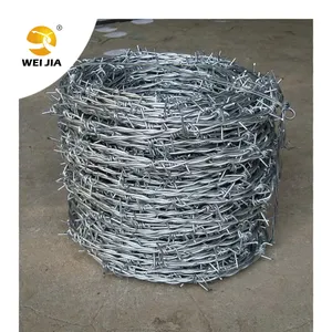 China Alambre de puas/alambre de púas galvanizado Fabricación profesional cerca de alambre de púas a Dubai
