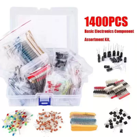 6 types de kit d'assortiment de composants électroniques de base
