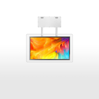 Affichage numérique LCD double face transparent 4K tactile en option, haute luminosité, pour vitrine de magasin, ascenseur, à prix abordable