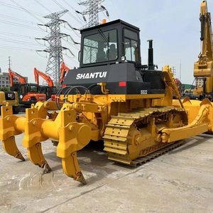 Бульдозер SHANTUI SD22 б/у, 220 л.с., на гусеничном ходу, с прямым наклонным отвалом и рыхлителем, по самой низкой цене, отличное качество, в продаже - Product Image 1