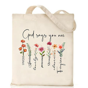 Impression couleur personnalisée prête à expédier des sacs bibliques <span class=keywords><strong>de</strong></span> style moderne <span class=keywords><strong>de</strong></span> qualité pour les femmes, sac fourre-tout chrétien pour les cadeaux - Product Image 6