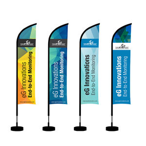 Рекламная печать промо Логотип Пляжный флаг баннеры перо продвижение флагов на заказ рекламный баннер - Product Image 5