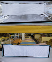 Boîte à lumière photo professionnelle 30x120cm avec grille nid d'abeille pour studio, flash vidéo et stroboscope, monture Bowens