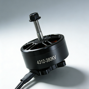 Motor CC sin escobillas de alta calidad 4312 380KV para drones de carreras FPV, accesorios para drones de carga pesada con construcción de aluminio y acero - Product Image 1