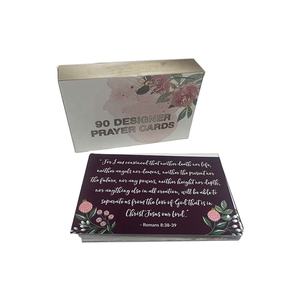 Juego de Tarjetas con Versículos Bíblicos de Afirmación, Impresas en Offset, con Papel Recubierto Personalizado y Cartulina Dúplex - Product Image 1