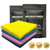 Toalla de Microfibra de Felpa de Coral Tavelya Premium, Paño de Limpieza Multifuncional de Doble Cara para Detallado Interior y Exterior de Automóviles