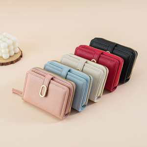 Elegante y Bonito Monedero con Cierre Multifuncional para Mujer, Popular Tarjetero Corto y Monedero para Monedas para Chicas y Damas - Product Image 1