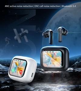 Nuevos auriculares inalámbricos TWS con cancelación de ruido ANC y ENC, alta calidad de sonido, pantalla táctil LCD a color. - Product Image 5