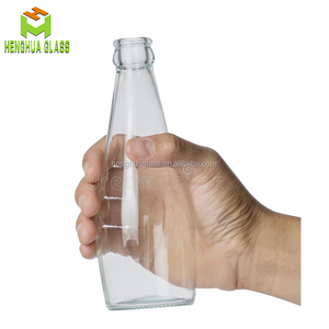 Hot Sale 290ml Drink Glass Bottle Round <strong>Basil</strong> Seed Beverage Fruit Juice Liquid <strong>Container</strong> Bottle with 28mm Ropp Cap - Product Image 4
