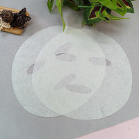 Tissu de masque en fibre de chlorophylle et zinc de qualité commerciale, écologique, matière première pour contrôle du sébum, texture ondulée pour une utilisation longue durée