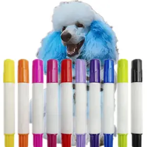 KHY Custom DIY Halloween Makeup Twist Crayon Stick Non-Toxic 12 Colors Easy Washable Hair Chalk Pens set