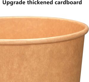 50パック25 OZ使い捨てランチボウル透明ふた付き電子レンジと冷凍庫で食事の準備に安全BBQの集まり - Product Image 6