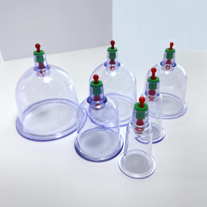 Cangkir Bekam Vakum, Plastik Kualitas Terbaik (PC AS) Set 1 Sampai 6 Ukuran Cangkir Tunggal - Product Image 5