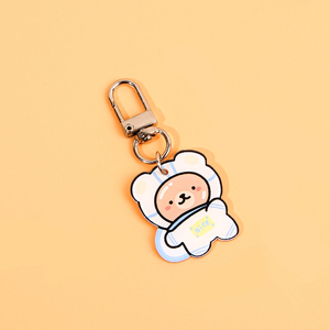 Holographic dễ thương Keychain Acrylic Móc Chìa Khóa tùy chỉnh vòng chìa khóa Acrylic quyến rũ tùy chỉnh Acrylic Keychain rõ ràng - Product Image 2