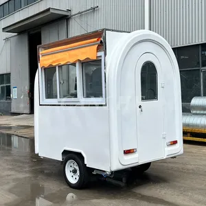 Remolque de Comida Personalizado de 2.2m, Carrito de Venta de Helados y Café, Camión de Comida Móvil en Venta - Product Image 3