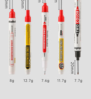 Stylo marqueur à trou profond pour le travail du bois 2cm 3cm 4.5cm plume à longue bouche stylo à peinture permanent