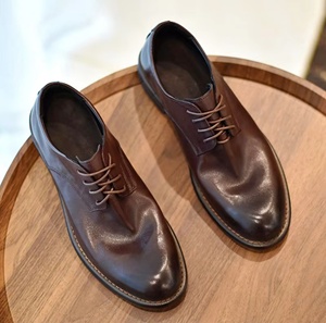 Chaussures Oxford en cuir décontractées pour hommes, confortables, antidérapantes, respirantes, légères, imperméables, pour le bureau et la carrière, couleur vert émeraude - Product Image 2