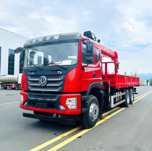 משאית מנוף טלסקופי דונגפנג 6x4 14 טון, גובה הרמה 14.8 מטר, 360 °   משאית מטען כבדה עם יכולת סיבוב לעבודות בנייה - Product Image 5