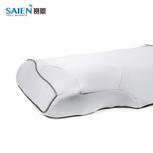 Saien Memory Foam Pillow Wedge Shape <b>Light</b> Gray Cervical Support <b>Sleep</b> Pillow for Adults - Product Image 1