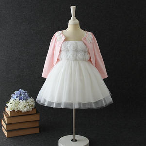 Winter &amp; Autumn New Toddler Clothing Set <strong>Baby</strong> <strong>Girl</strong> Wool Coat +<strong>dress</strong> <strong>Baby</strong> <strong>1</strong> <strong>Year</strong> Party Toddler <strong>Dress</strong> - Product Image 3