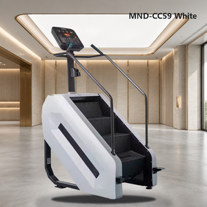 เครื่องออกกำลังกายปีนบันไดสีเงินเงียบสงบ MND Fitness สำหรับยิมเชิงพาณิชย์ เสียงเบา - Product Image 1