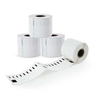 Échantillon gratuit d'étiquettes thermiques directes 4x6 compatibles, autocollants perforés, papier pour imprimante DYMO 4xl - Product Image 5
