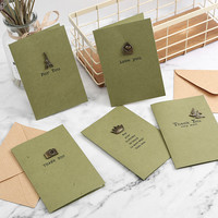 Tarjeta de agradecimiento de papel de lujo con logotipo personalizado, Impresión de tarjetas de felicitación
