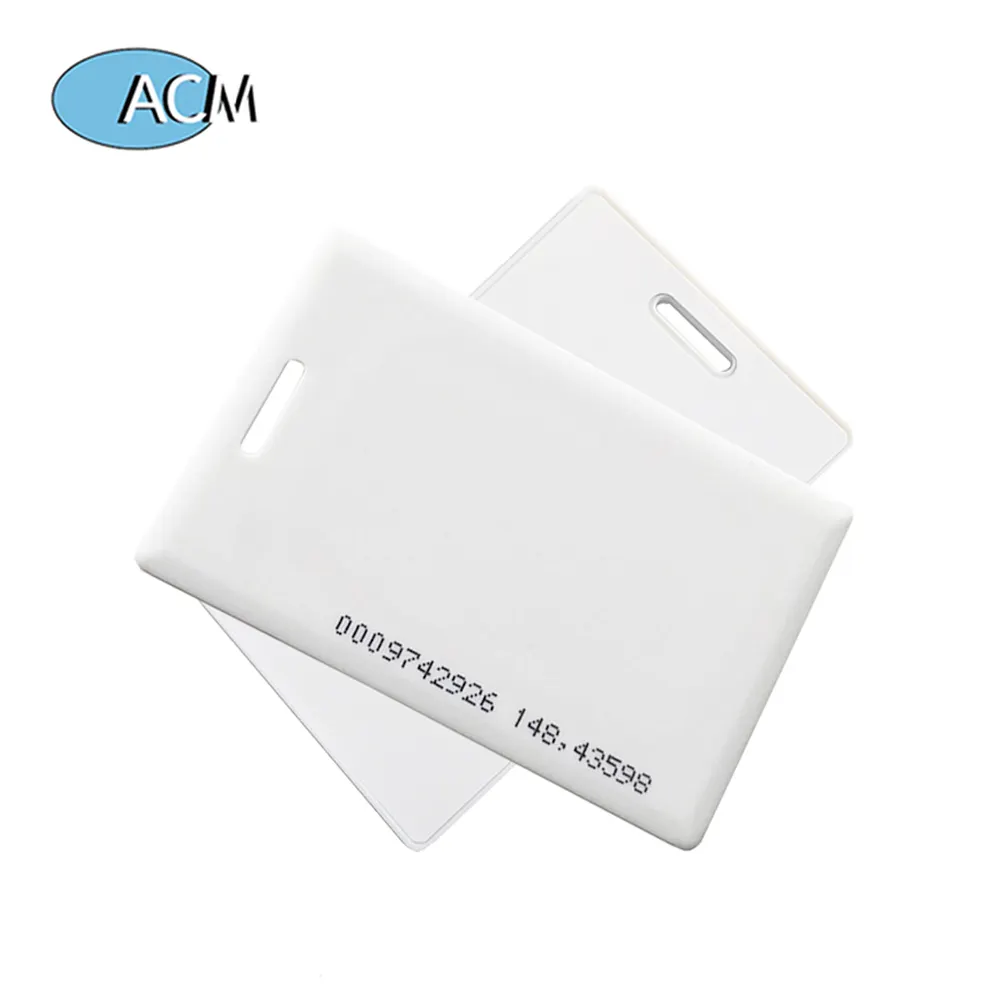 Stok toptancı özelleştirilebilir TK4100/EM4100 RFID 125KHz çip 1.8mm RFID kalın kapaklı ID temassız erişim kontrol kartı