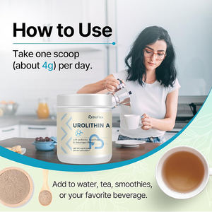 Formula personalizzata BioFlex naturale 2000mg urolitina a integratore in polvere con prebiotici superalimenti antiossidanti e miscela adattogena - Product Image 5