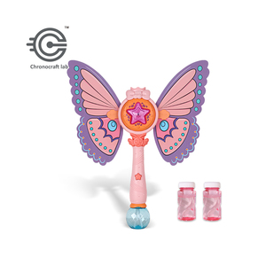 Chất Lượng Cao Bán Buôn Nhà Máy Máy Bong Bóng Đồ Chơi Điện Ma Thuật Bướm Bong Bóng Cây Đũa Phép Với Ánh Sáng Và Âm Nhạc Và Có Thể Tháo Rời Cánh - Product Image 1