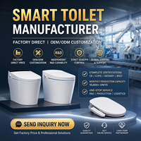 Inodoro Inteligente con Bidé y Secado con Aire Caliente, Lavado Posterior, Productos para el Hogar Inteligente, Inodoros Inteligentes, Venta al Por Mayor
