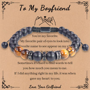 Bracelet à perles tendance populaire Unisexe Cadeau d'anniversaire de Noël pour <span class=keywords><strong>papa</strong></span> Fête des pères Bijoux - Product Image 4