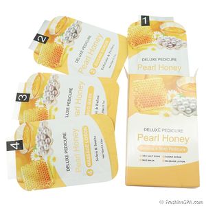 Offre Spéciale soins de la peau des pieds Produit de pédicure de luxe Detox Foot Soak Bain Sel Nourrissant Masque hydratant Spa Pédicure 4 en 1 Kit - Product Image 2