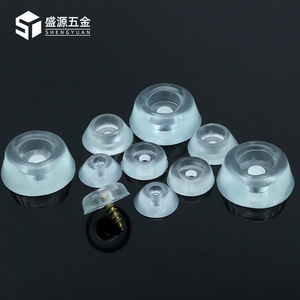 Shengyuan Transparent Furniture Foot <b>Pads</b> PVC Non-Slip Anti-Scratch Leg Protection For Tables <b>Chairs</b> Cabinets - Product Image 1