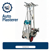 Machine à plâtrer les murs automatique à haute efficacité, machine à projeter du mortier de ciment pour chantier de construction