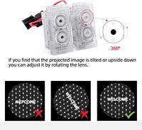 BRAD personnalisable projecteur LED lampe porte de voiture bienvenue lumière intérieur décoratif fosse à eau Logo personnalisé nouvel état accessoires