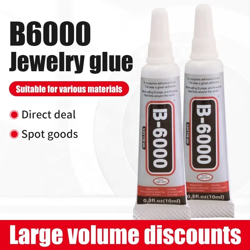 AODEGU B6000-10ml packing adhesive manufacturer wholesale epoxy adhesive phone screen accessories DIY transparent adhesive