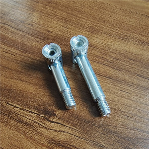 Visserie pour meubles 45 mm, filetage 7 mm, nickelée, acier laminé à froid, embout hexagonal pour armoire en bois - Product Image 4