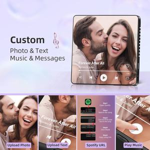 ثلاجة شخصية ، تصميم فني ديكو مغناطيسي للثلاجة ، مشغل موسيقى لعيد الميلاد للهدايا من المصنع - Product Image 6