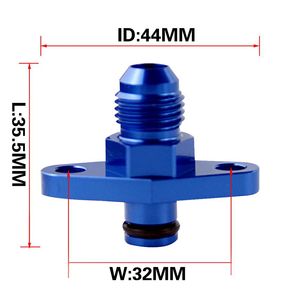 Adaptateur de rail de carburant, filetage AN6, pour Nissan Toyota Subaru FPA14, aluminium bleu - Product Image 5