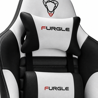 Chaise de jeu avec base résistante à une charge statique de 1136 kg, charge maximale de 150 kg, chaise de course en cuir PU pour l'e-sport et les jeux