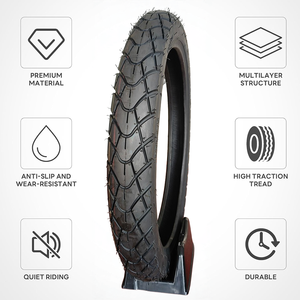 Pneumatico per Moto Fuoristrada 275-18 T62 8PR Tubeless Personalizzato, Battistrada Profondo per Terreni Fangosi e Sabbiosi - Product Image 2