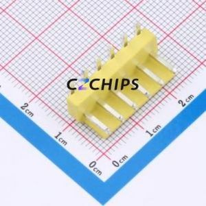 W396110K-6PY2123 Wire-to-Board Pin Header Bent Lead Through Hole,P=3.96mm Connector 1x4P 3.96mm Through Hole PH - Product Image 1