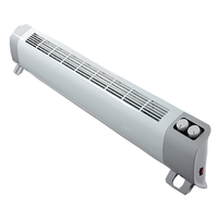 Chauffage d'angle électrique portable en aluminium résistant à la corrosion 2000W