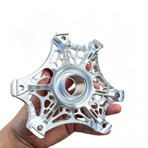 Piezas Mecánicas Personalizadas No Estándar, Bridas de Aluminio en Forma de Estrella, Componentes Mecanizados por CNC de Precisión - Product Image 2