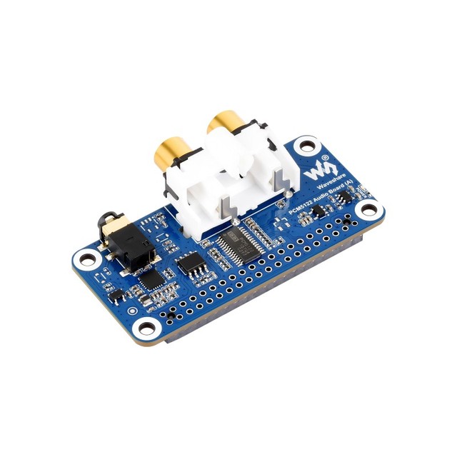 PCM5122 HIFI I2S DAC Audio Board for Raspberry Pi 40PIN GPIO Header, Stereo Encoding / Decoding High-quality Audio Playback
